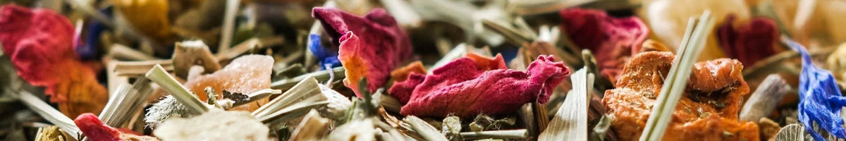 Better Tea Co. hand-blended herbal wellness tea with dried flowers and herbs for relaxation