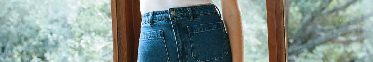 Rolla's vintage-inspired denim jeans with signature back pockets, premium fabric, modern classic fit and style