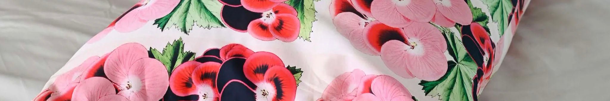 Alt Tag: Lazybones eco-conscious Australian bedlinen floral print pillowcase, ethical bedding made to last, Byron Bay brand