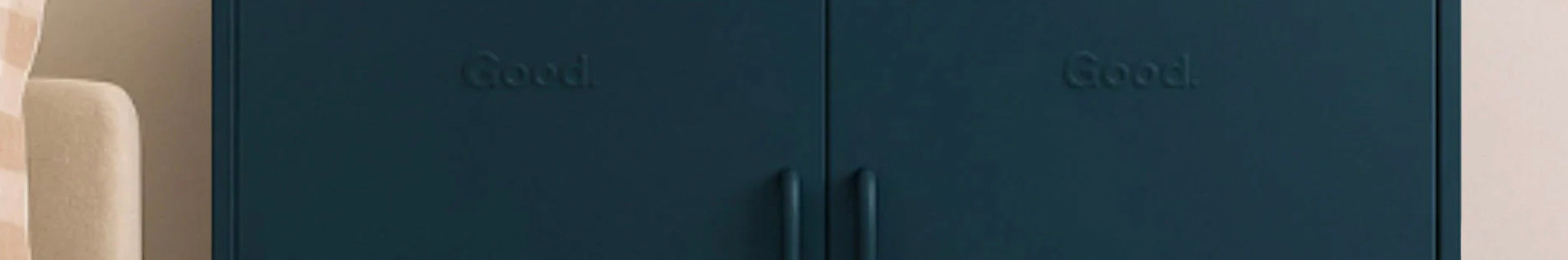 Good Lockers contemporary metal lockers and cabinets in premium high-quality steel for durable stylish storage in home or office