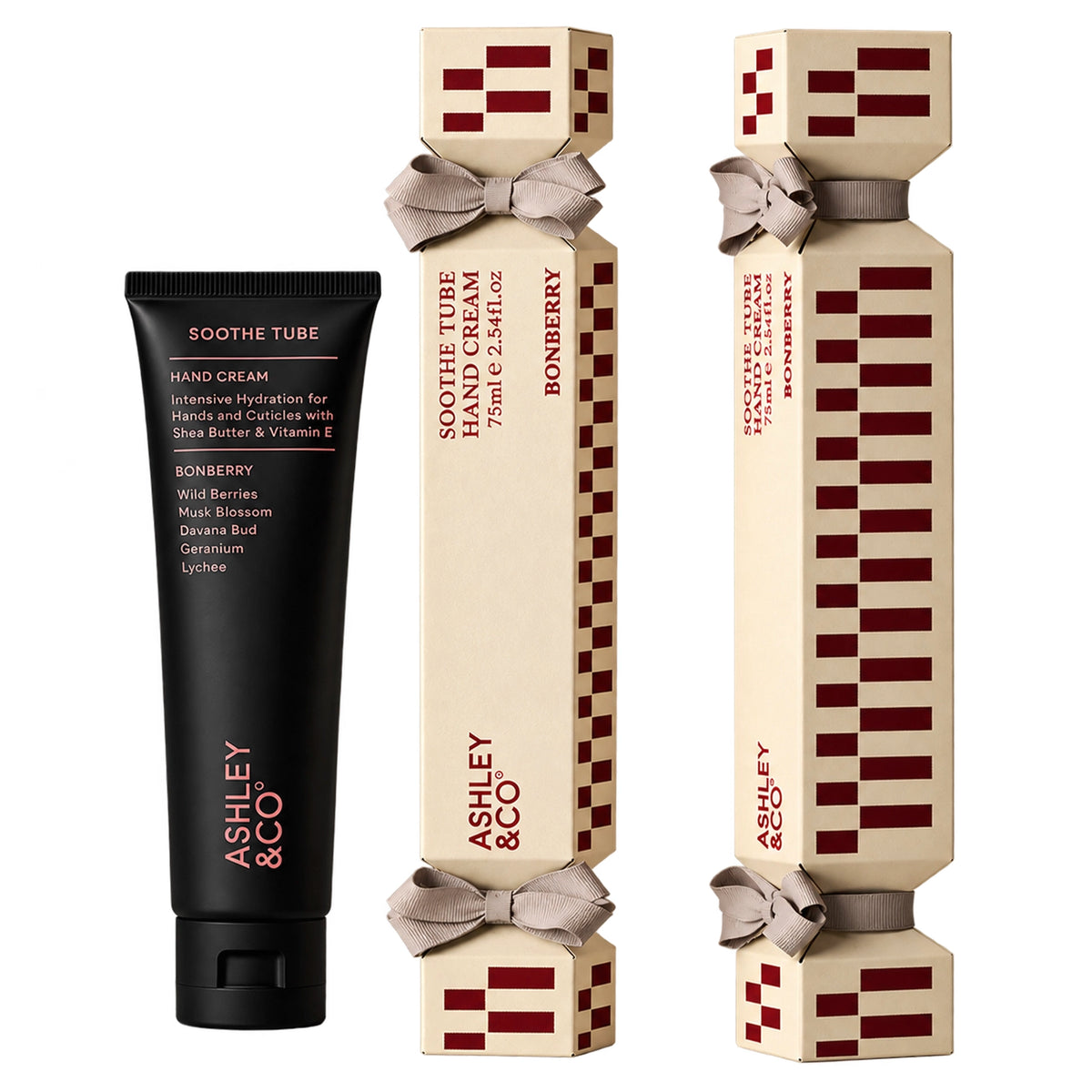 Ashley & Co Christmas Cracker Soothe Tube - Bonberry in a festive gift box