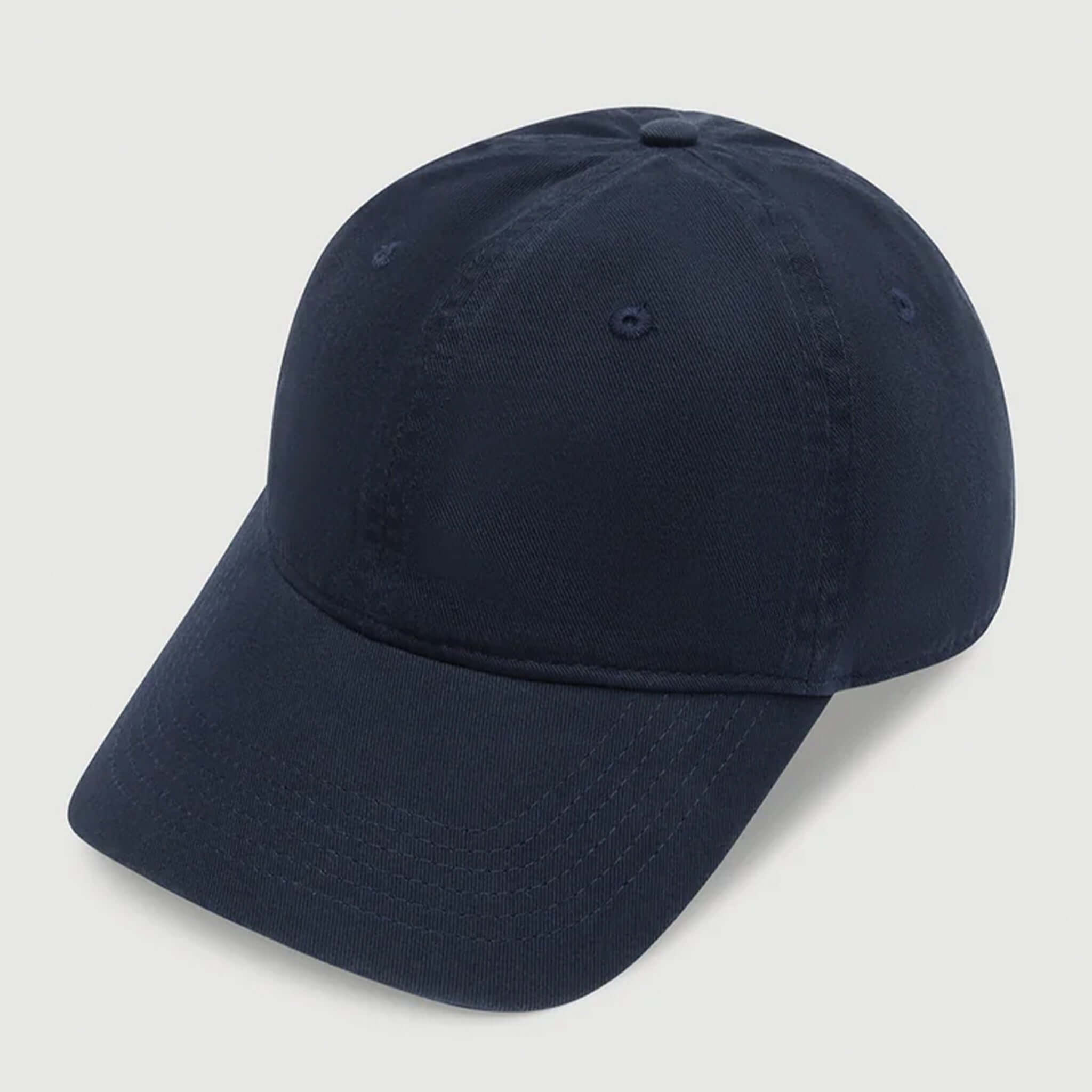 Assembly Label Everyday Cap - Washed Navy, stylish breathable cotton cap with relaxed six-panel design.