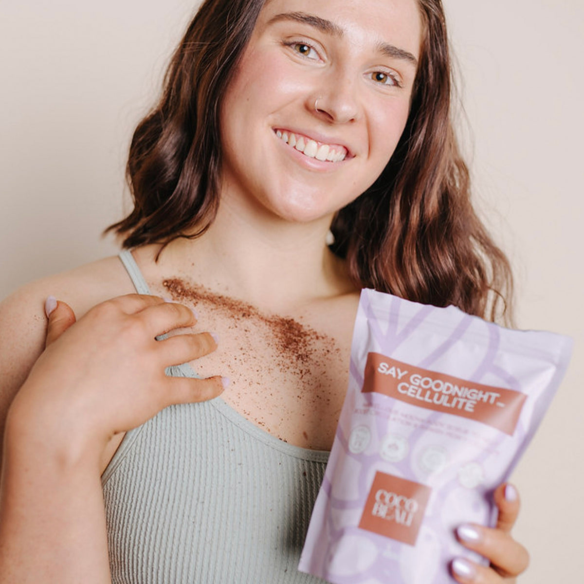 Coco Beau Body Scrub Mocha Tea Pea