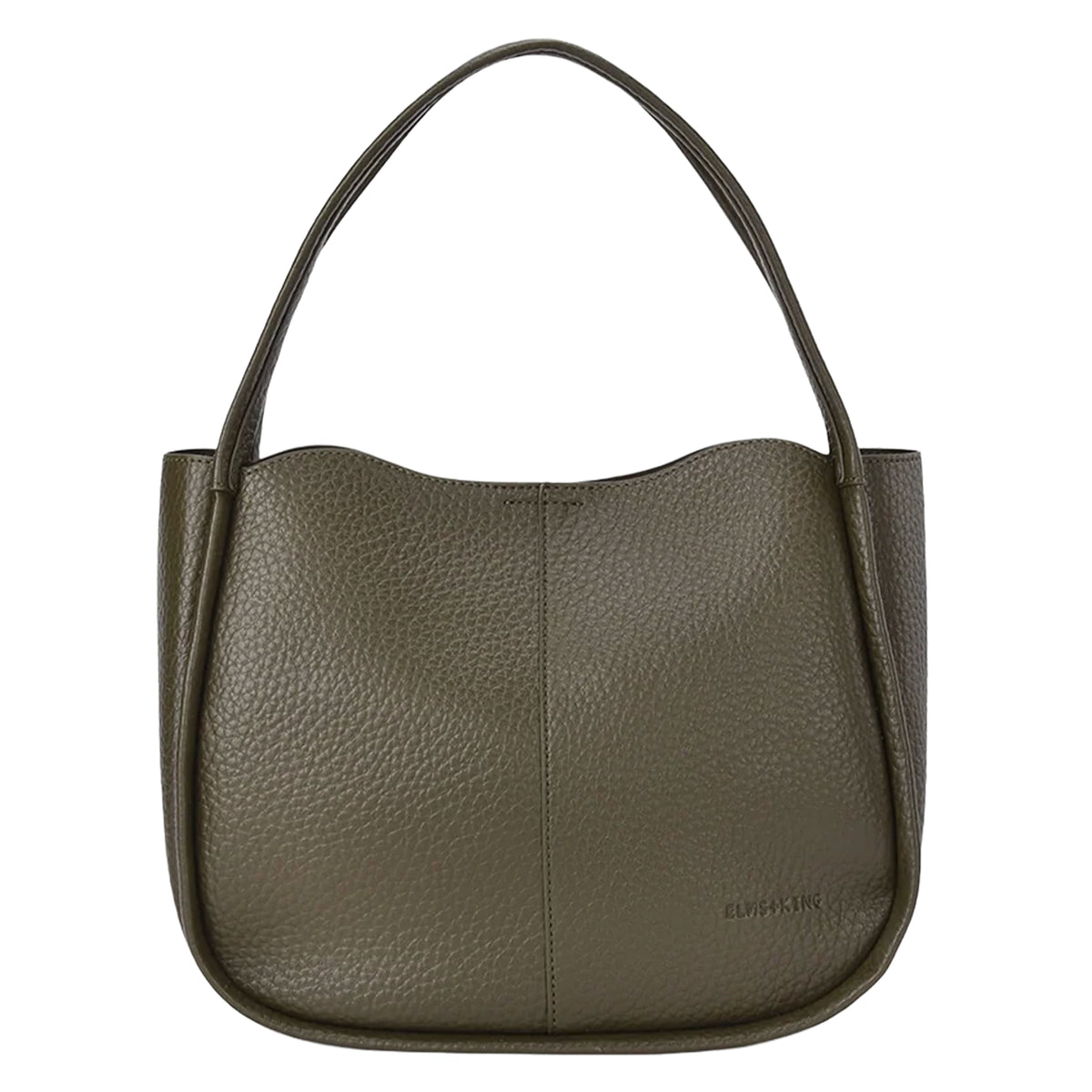 Elms+King Capri Shoulder Bag - Khaki, khaki leather shoulder bag