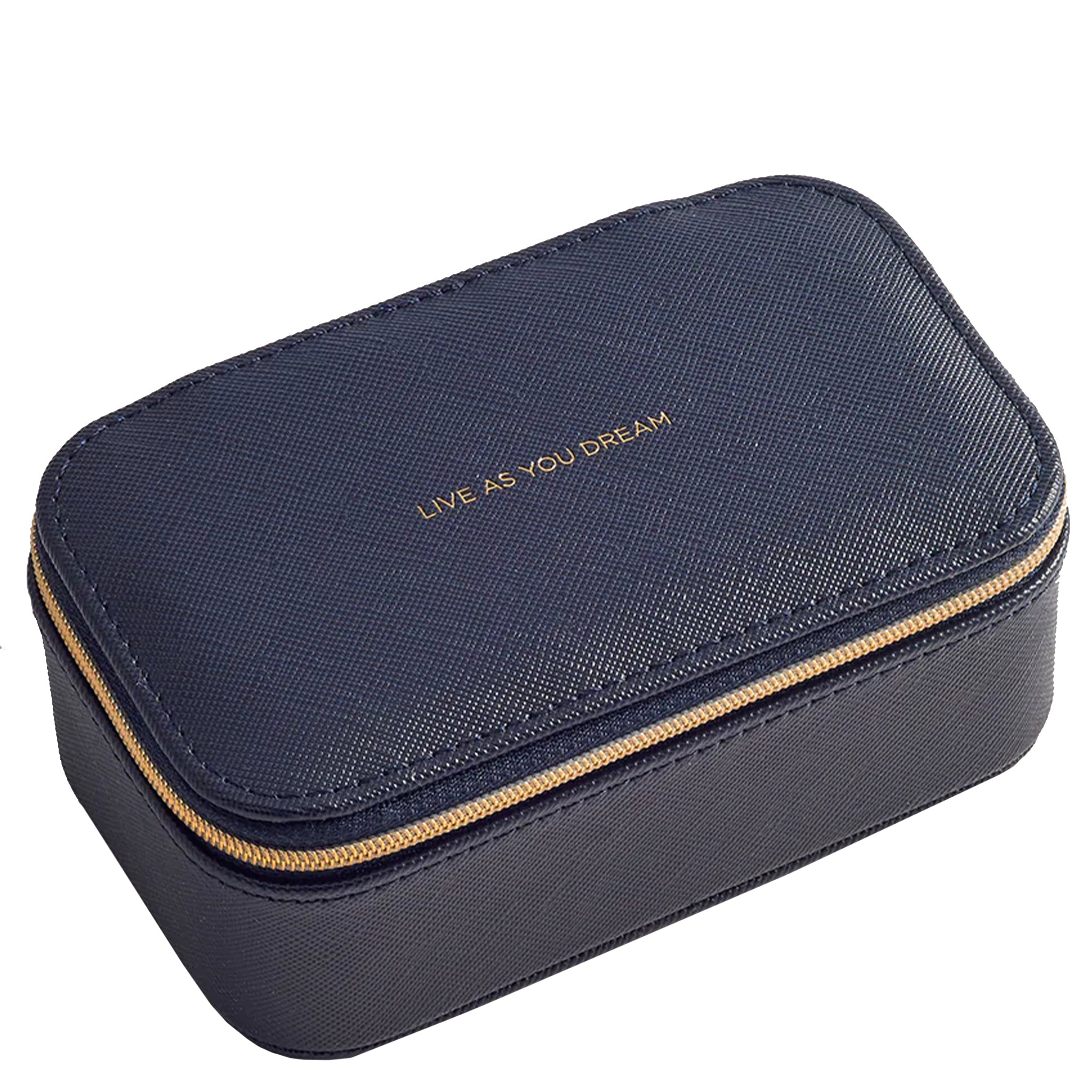 Navy jewelry box