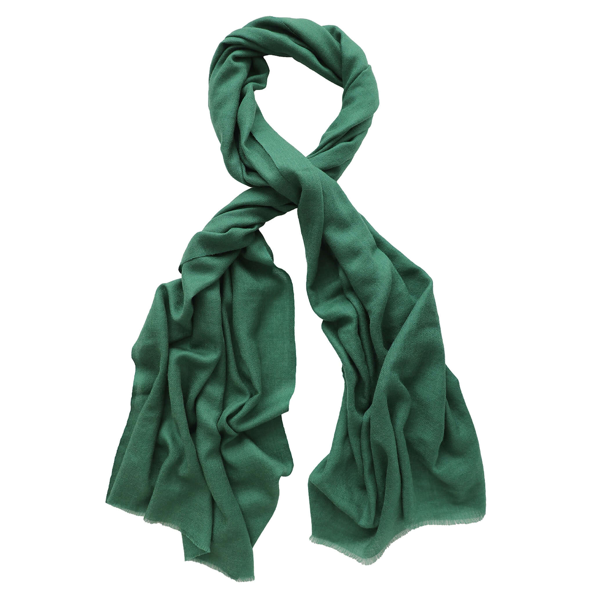 Good & Co Plain Wool Scarf - Pine Needle, a luxurious soft scarf, perfect for cozy warmth and versatile styling.