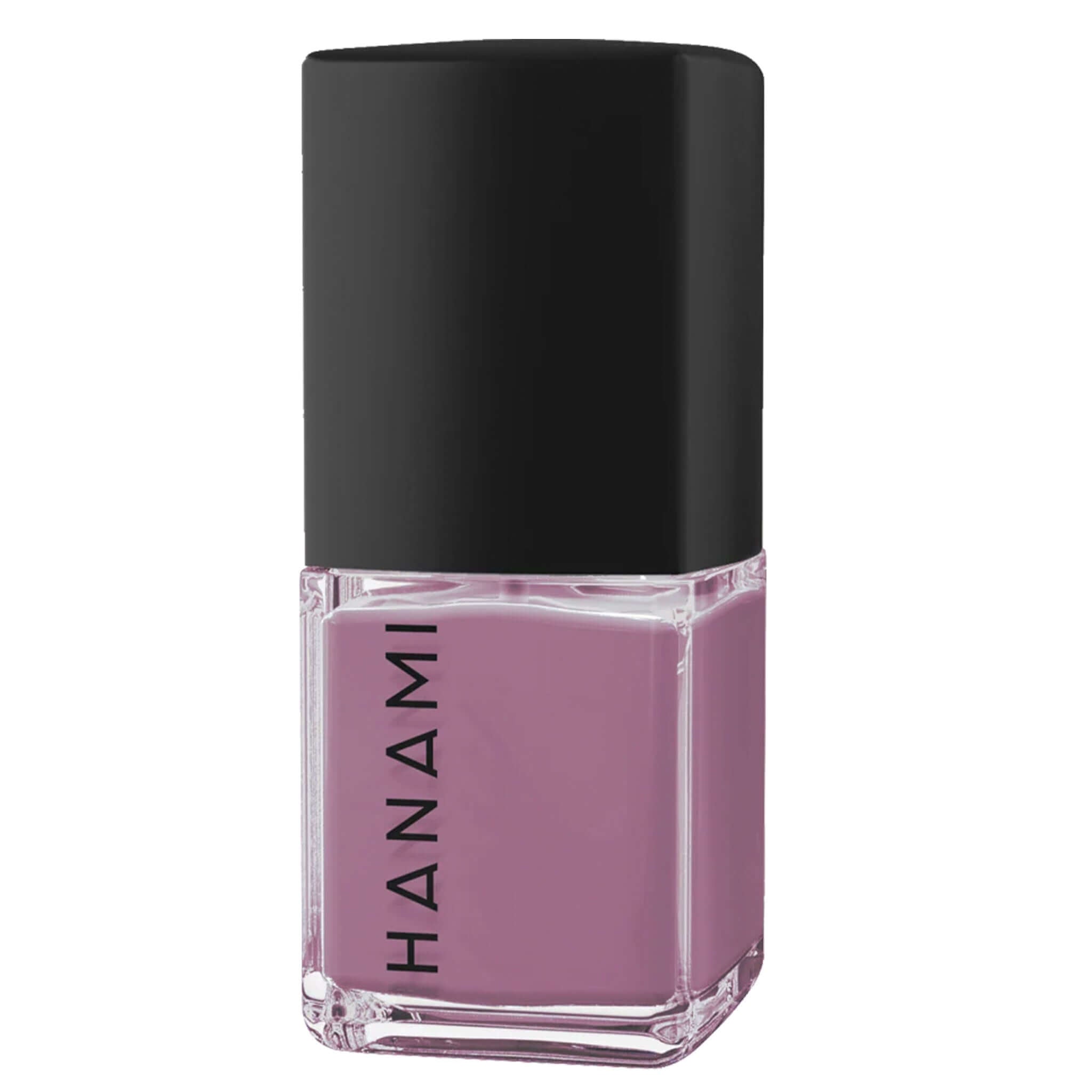 Alt Tag: Hanami Plant Based Nail Polish - Lady vegan 21-free non-toxic breathable plant-based nail colour 15ml bottle