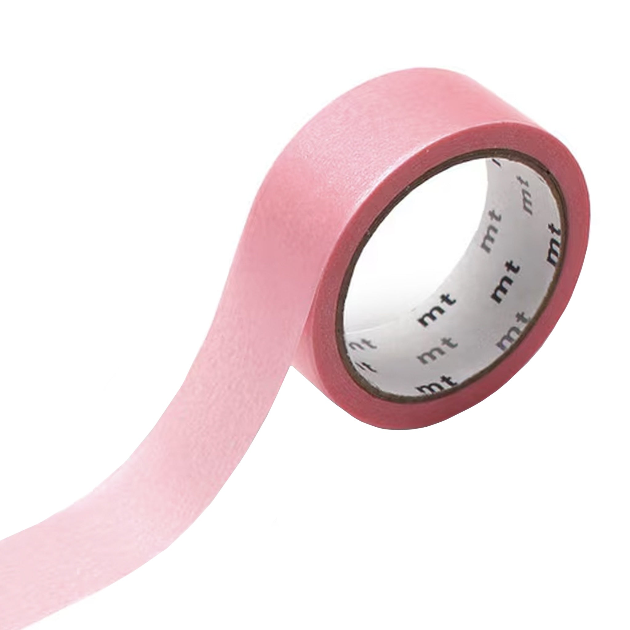 Alt Tag: Kamoi Kakoshi Japan MT Washi Tape - Silky Pink masking tape roll for gift wrapping, crafts, and decorating