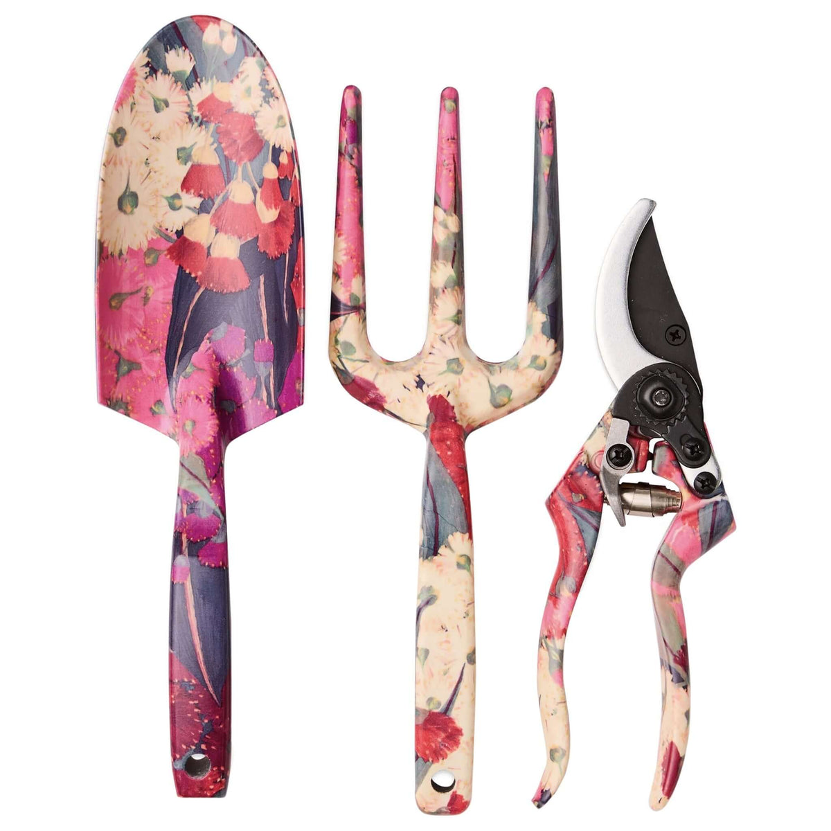 Kip & Co Garden Tools & Gloves Set - Australian Bush with colorful floral design and durable materials.