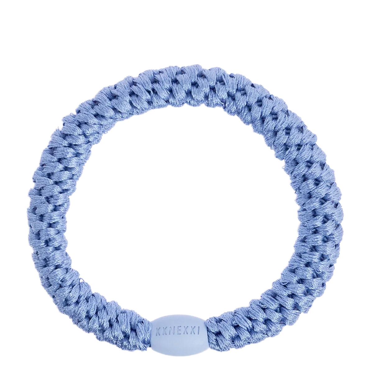 Kknekki Hair Tie - Sky Blue woven hair tie