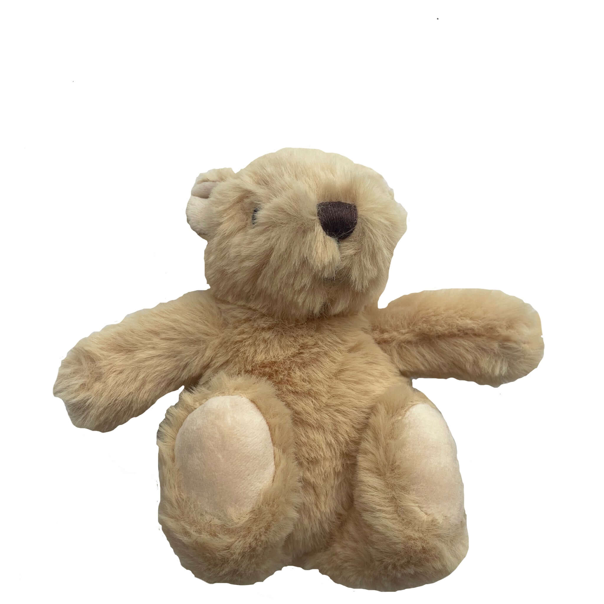Alt Tag: Lily & George Littlefoot Bear - Fawn 22cm soft fawn teddy bear plush toy for cuddles and little hands