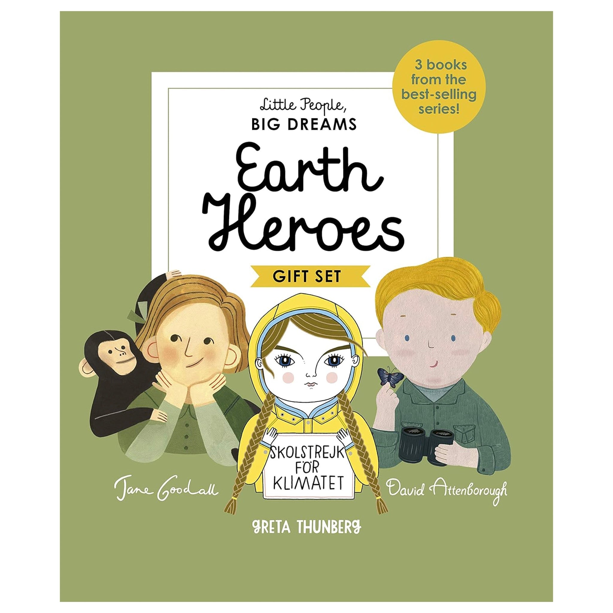 Little People Big Dreams Earth Heroes Gift Set - Tea Pea Home