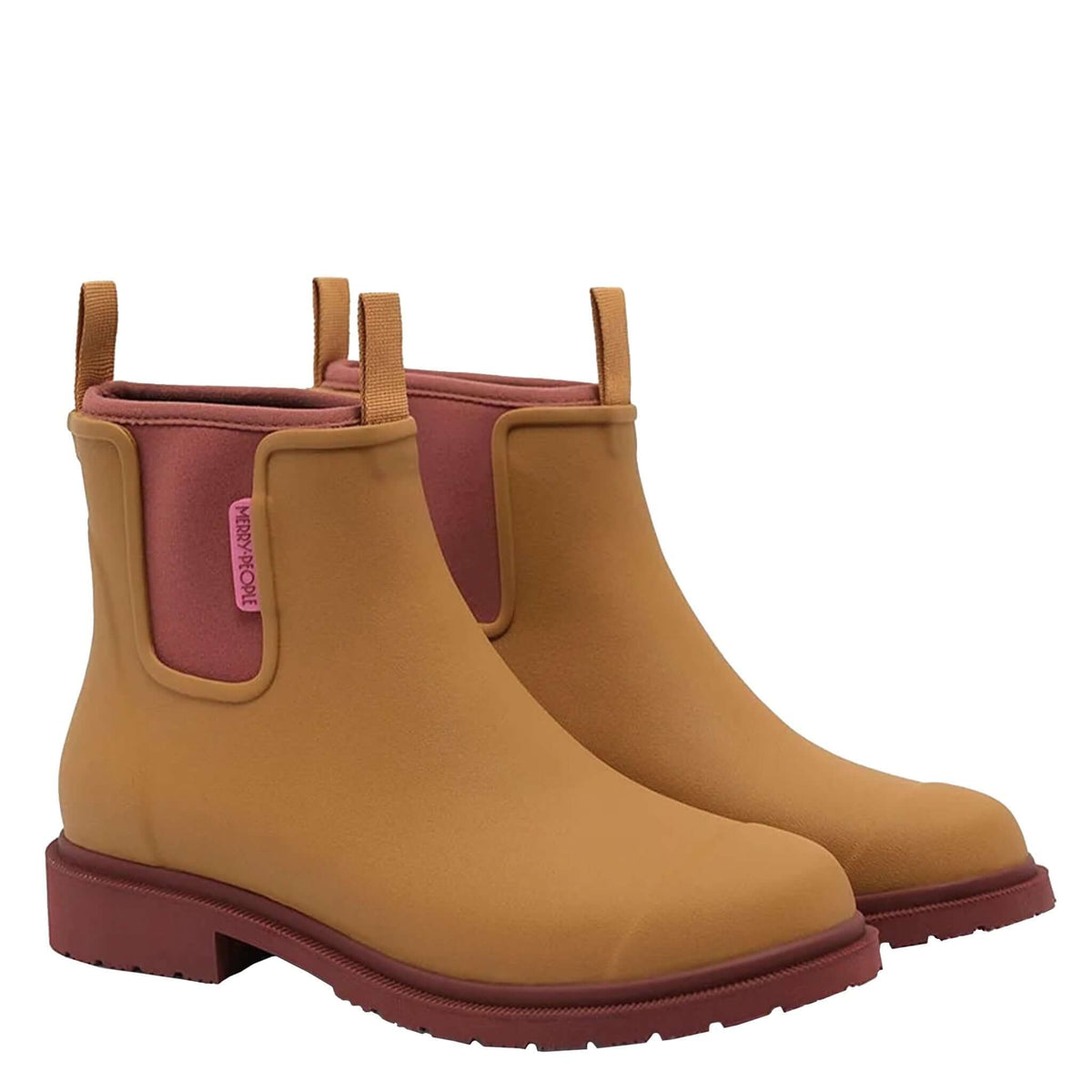 Merry People Bobbi Ankle Boots - Ochre showcasing stylish design and durable materials.