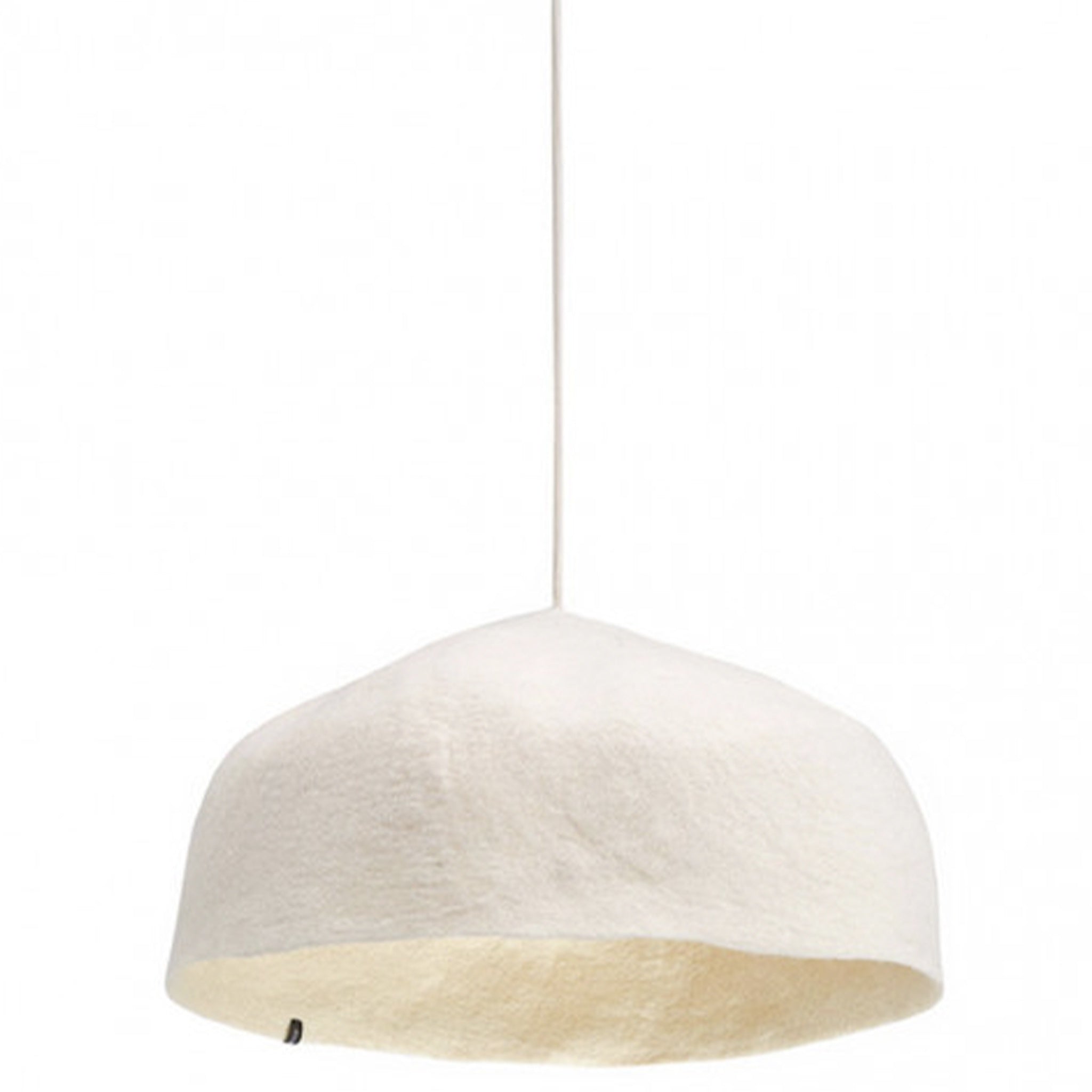 Muskhane Yurt Felt Lampshade - Natural