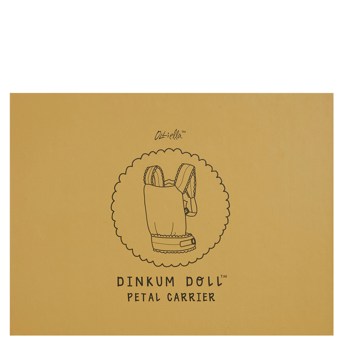 Olli Ella Dinkum Doll Petal Carrier Buttercup Tea Pea