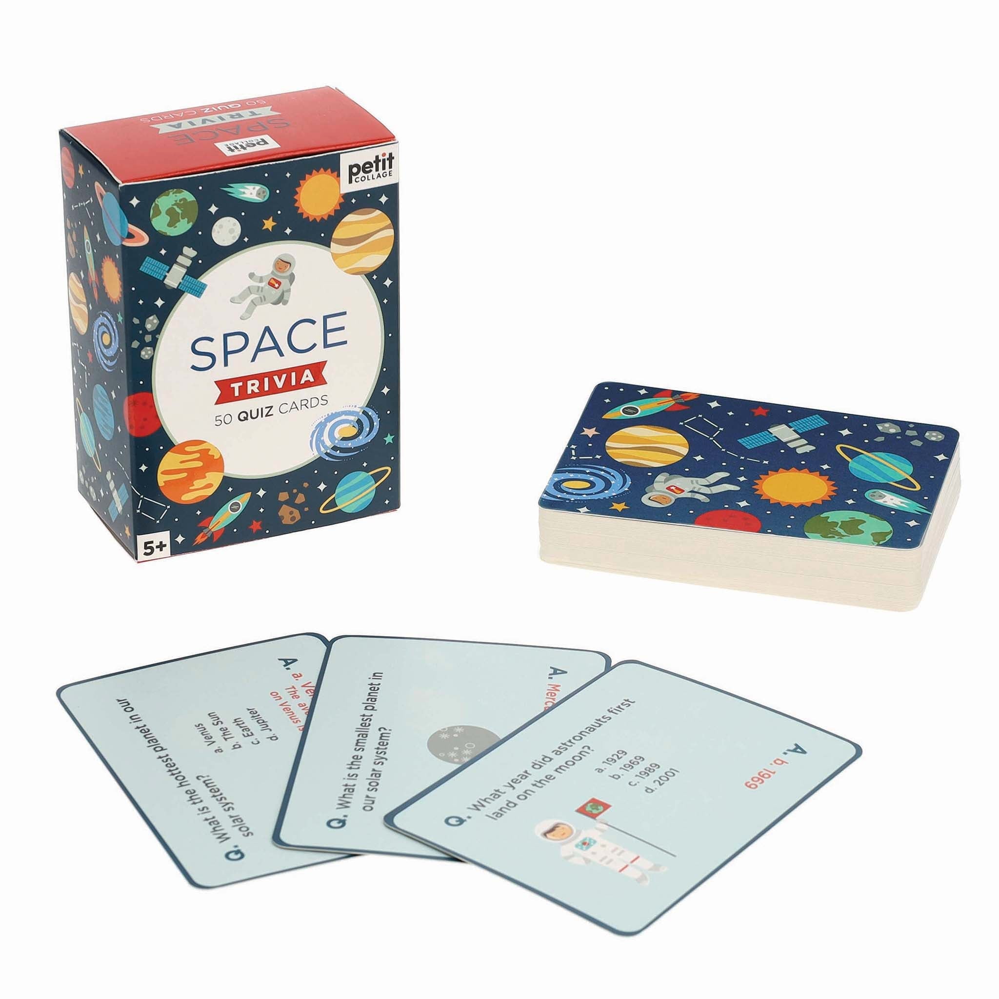 Petit Collage Trivia Cards - Space Toys Not specified 