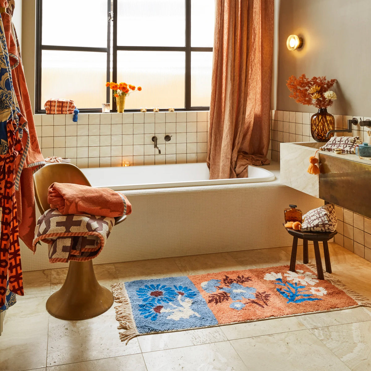 Sage x Clare Bath Runner - Disha | Tea Pea