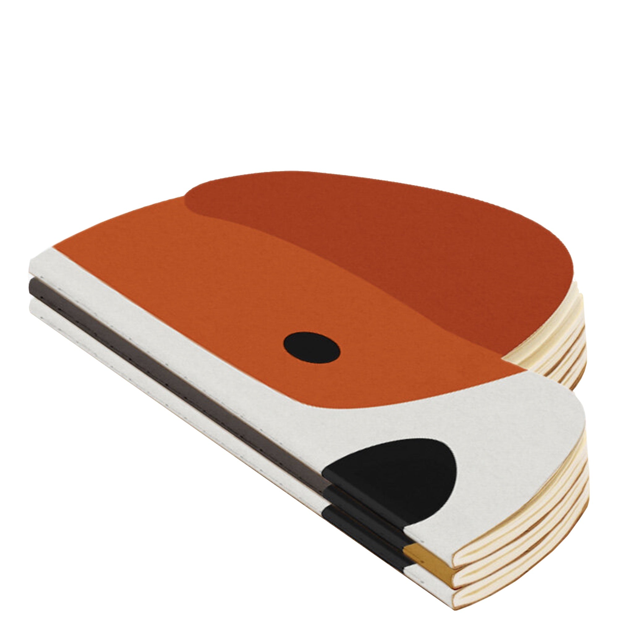 Dog shaped notebook set