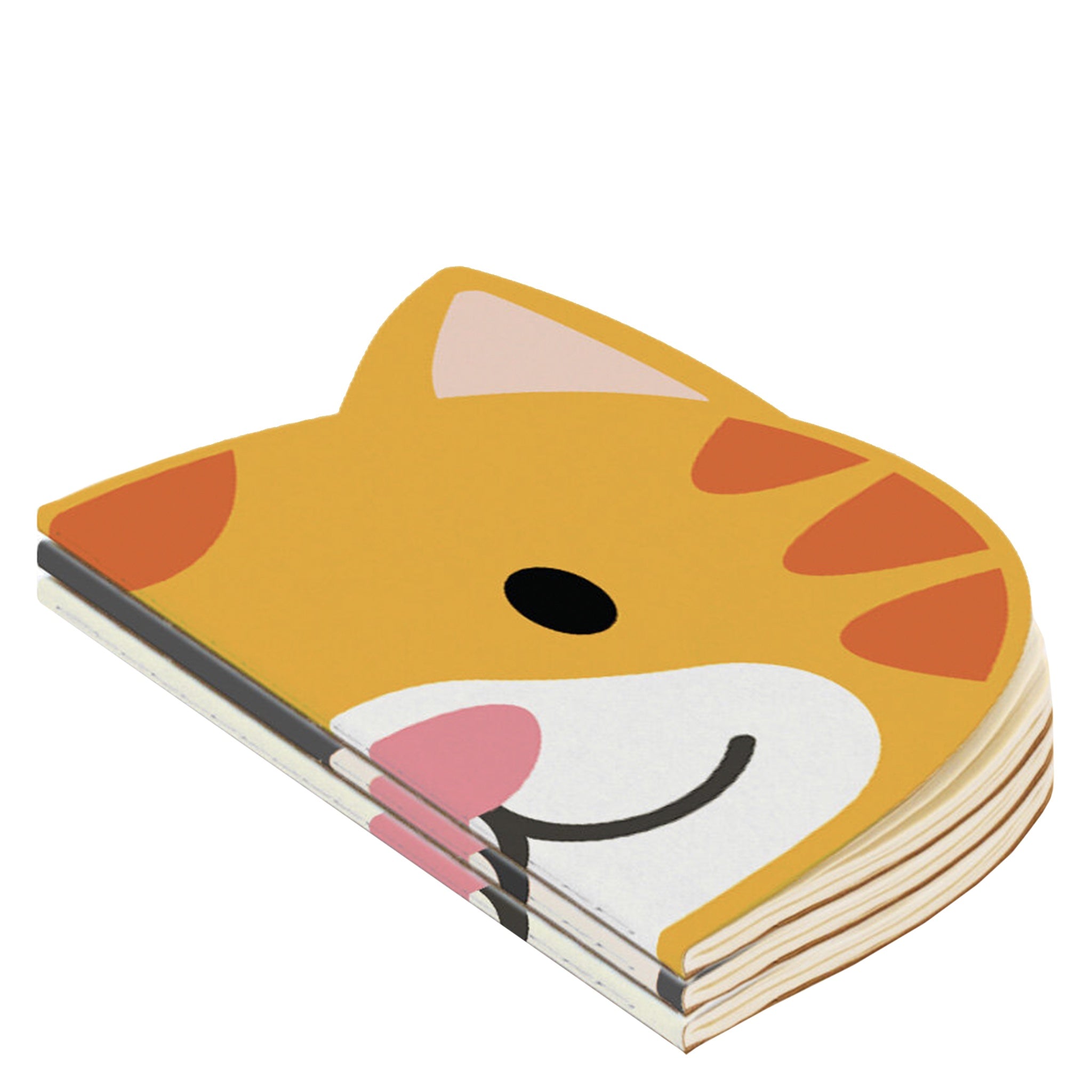 Cat shaped notebook set