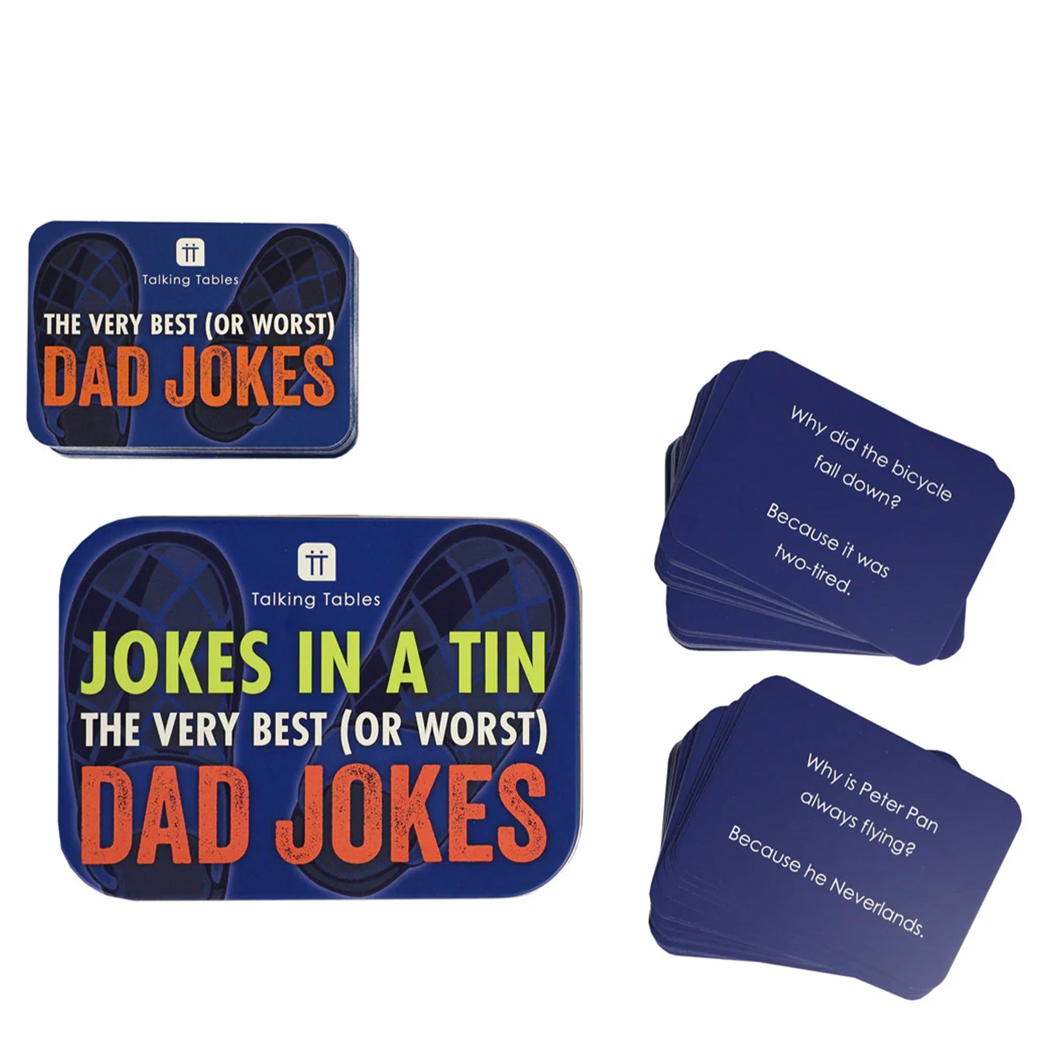 Dad Jokes in a tin