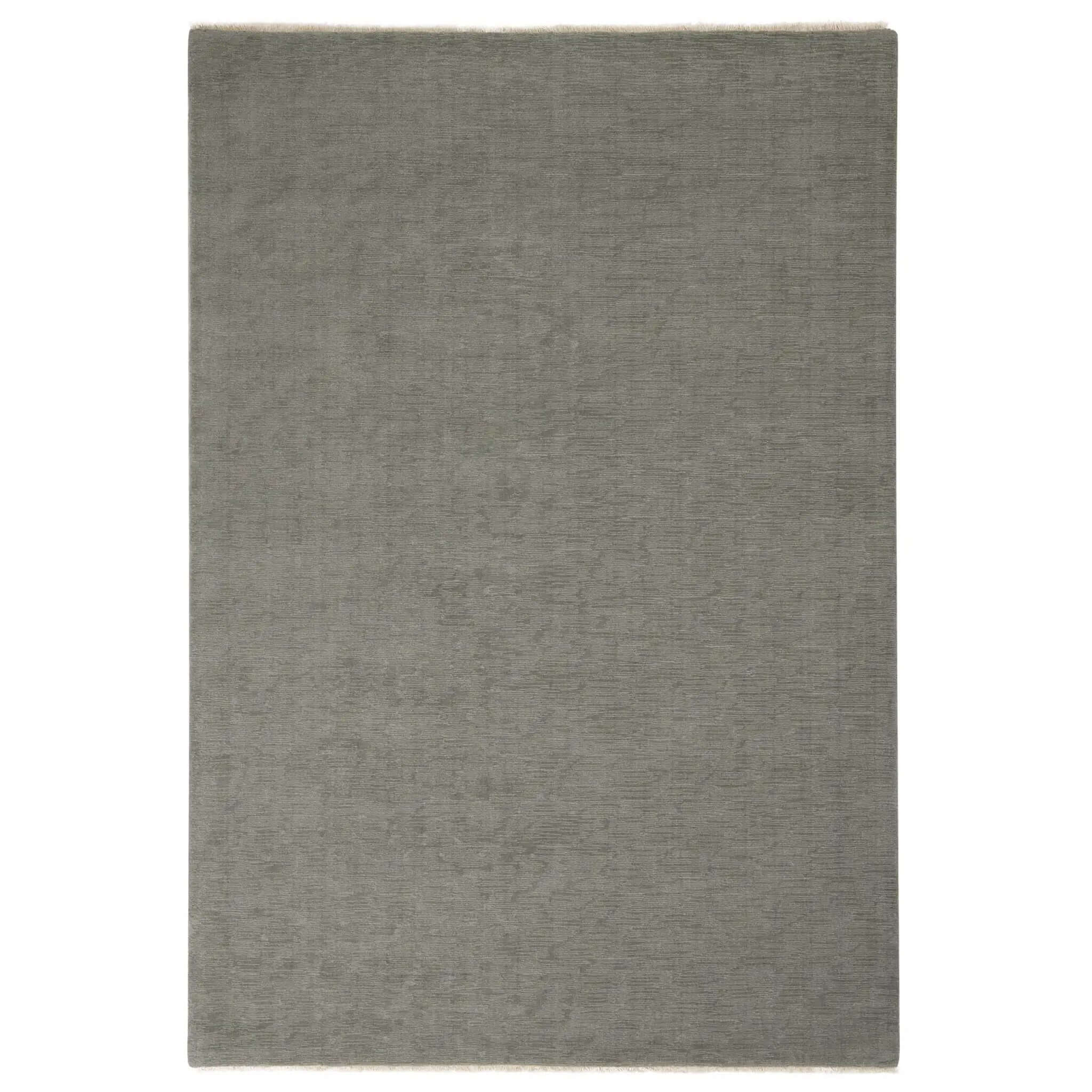 Solid gray rug on a white background
