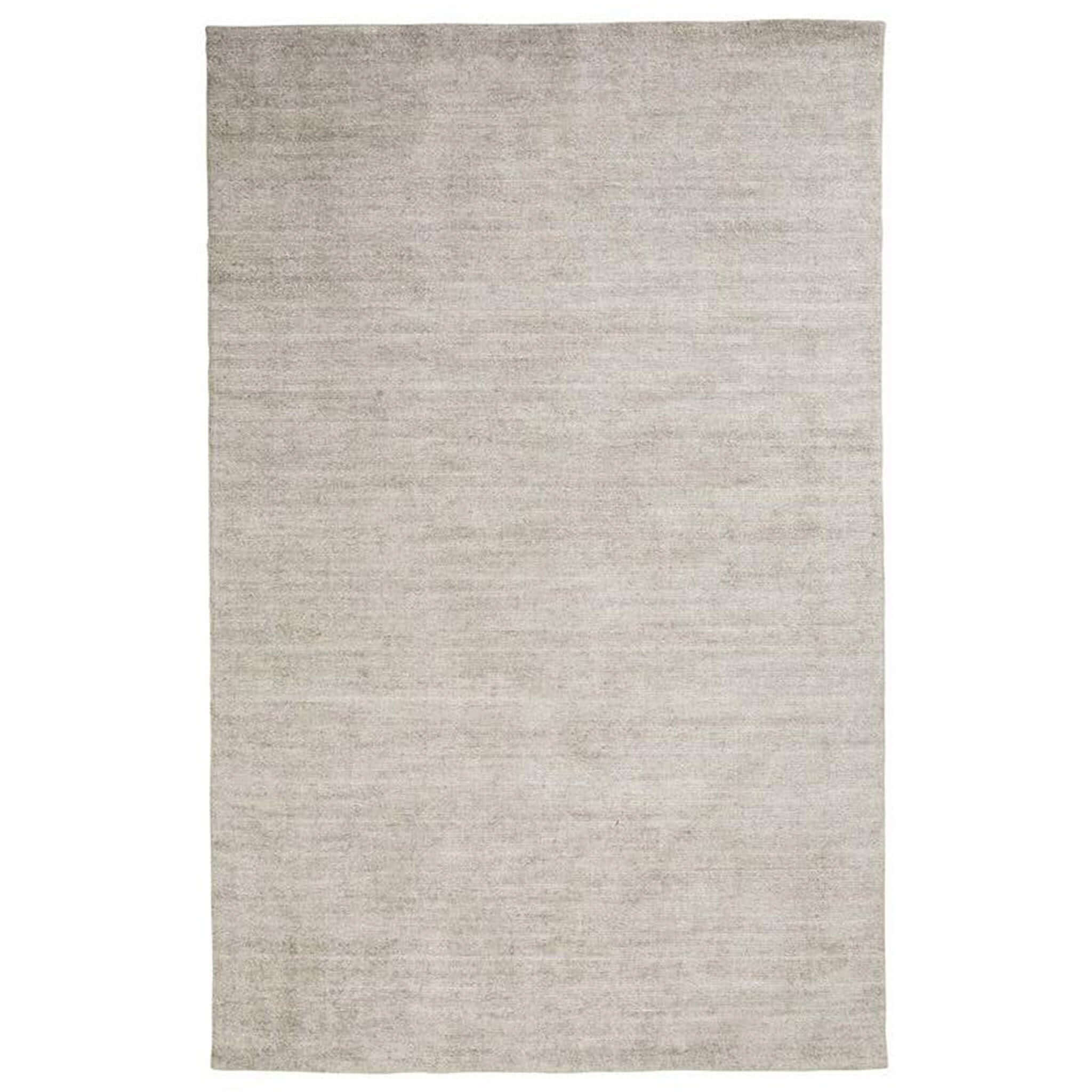 Gray area rug on a white background