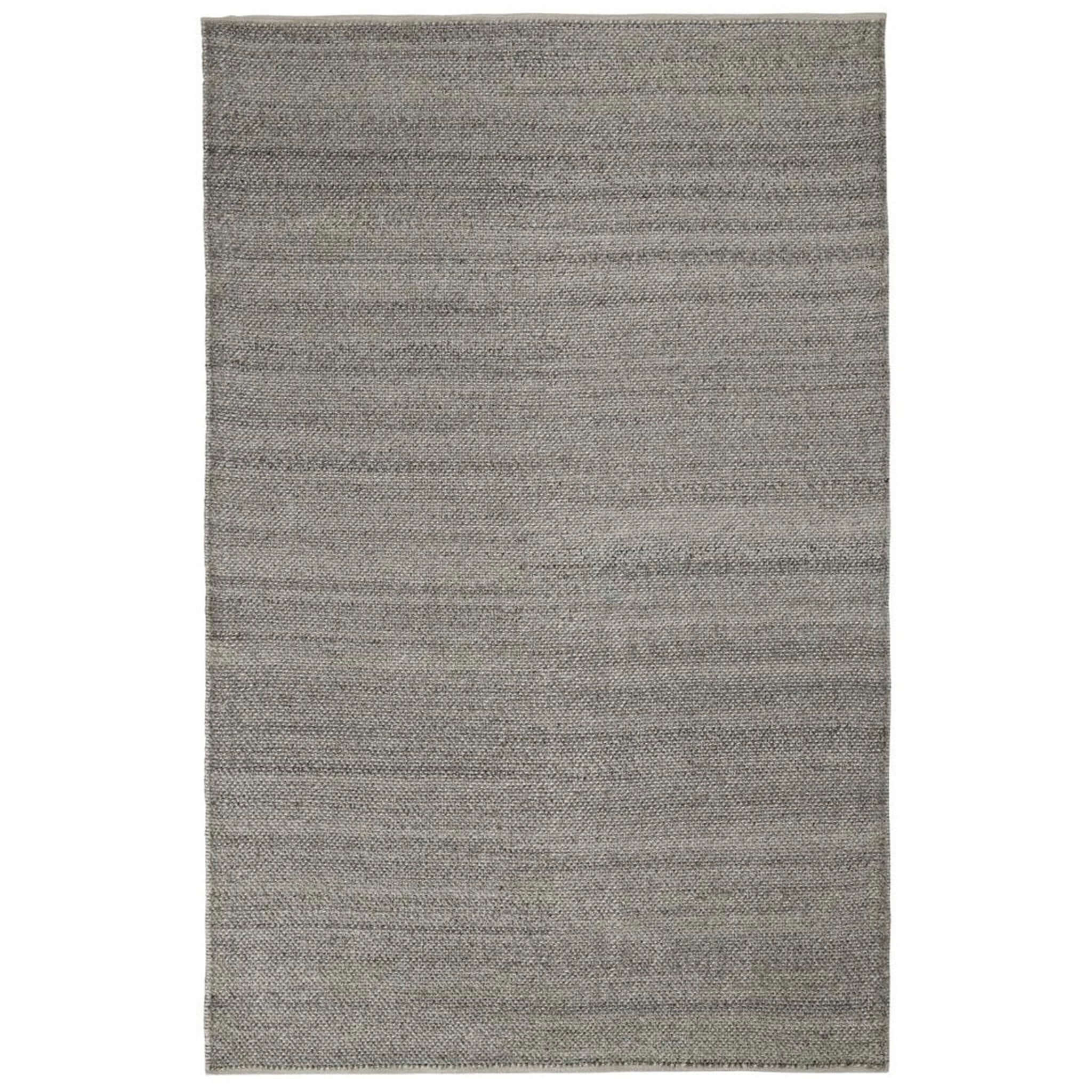 Gray area rug on a white background