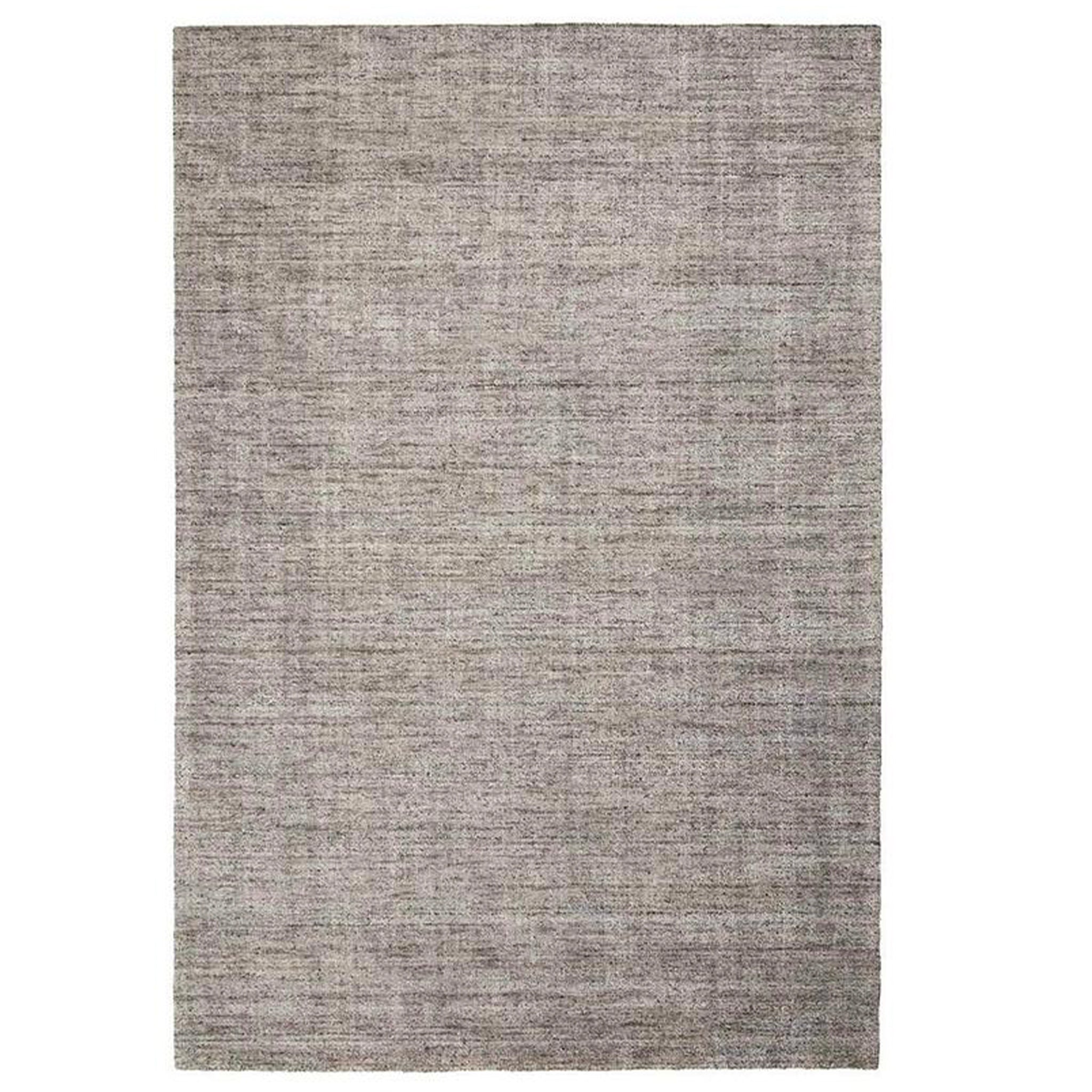 Gray area rug on a white background