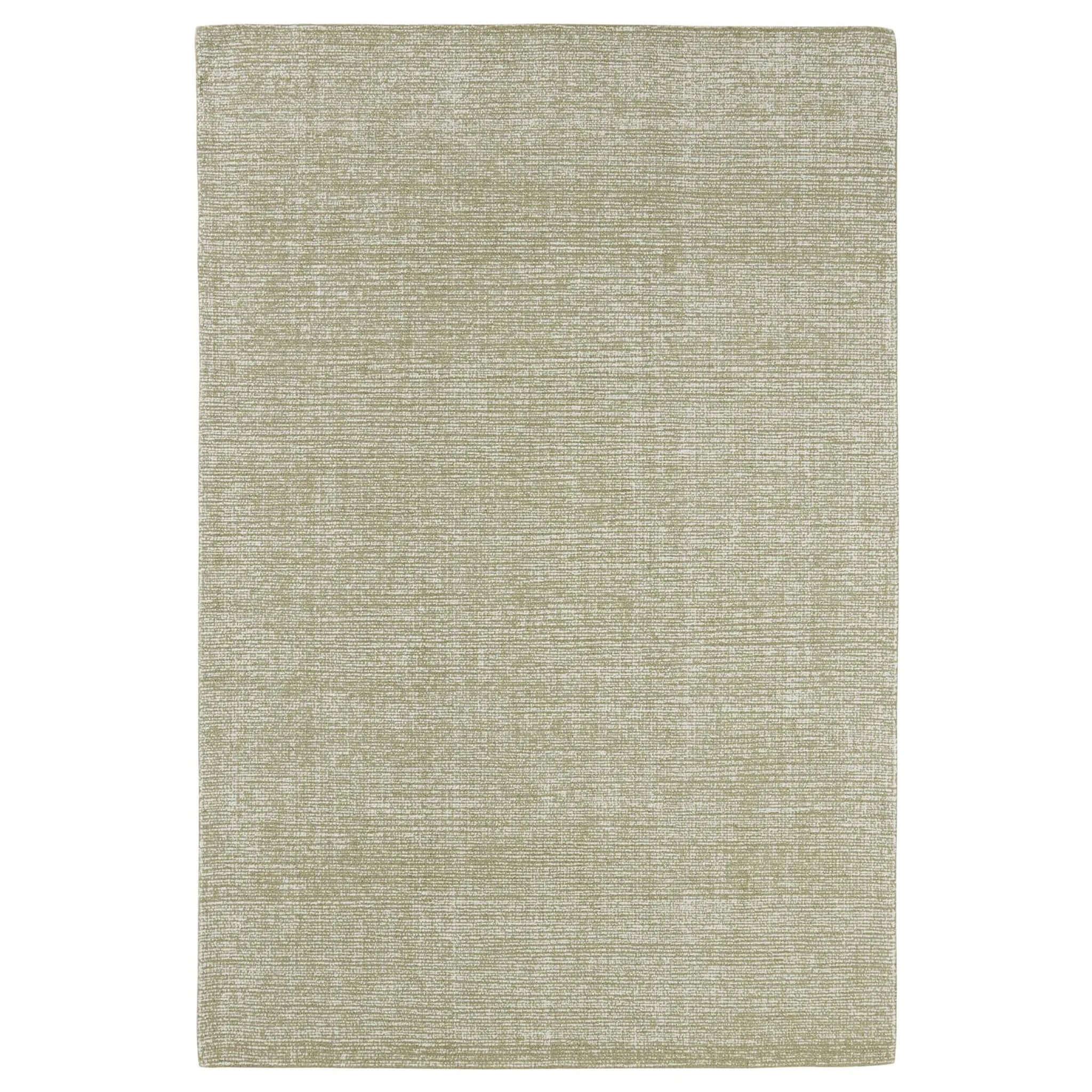 Rectangular green rug on a white background