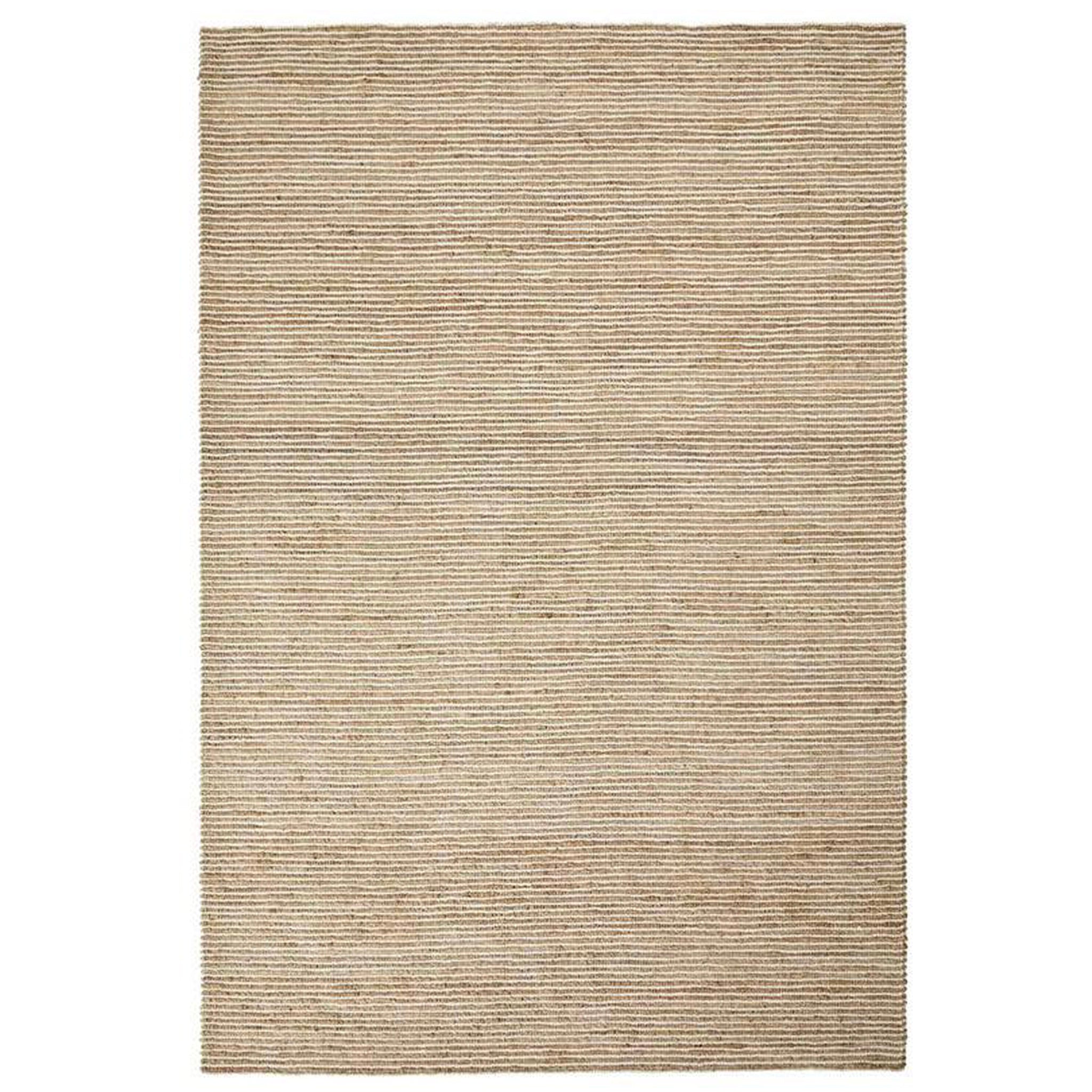 Beige rug on a white background.