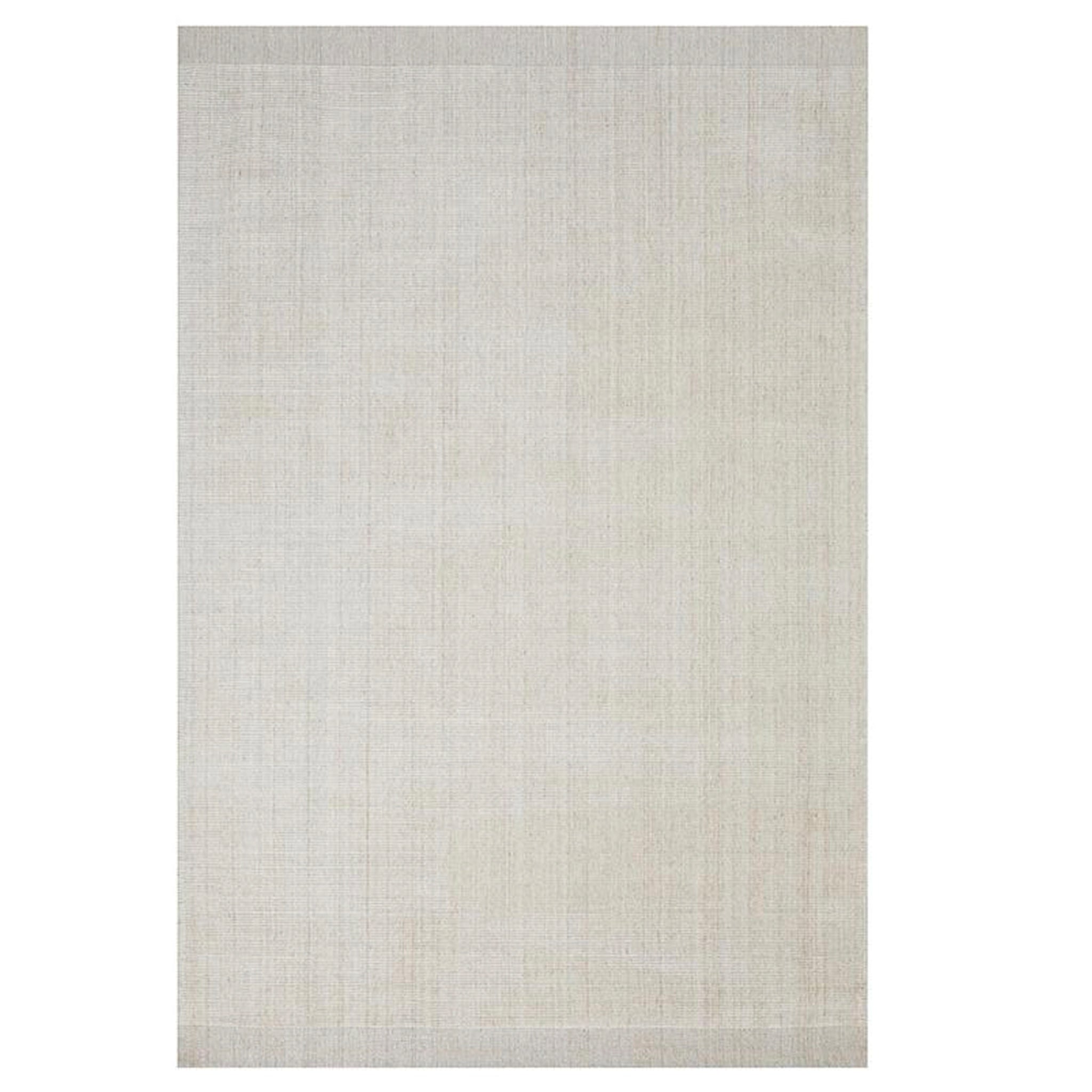 Textured beige rug on a white background