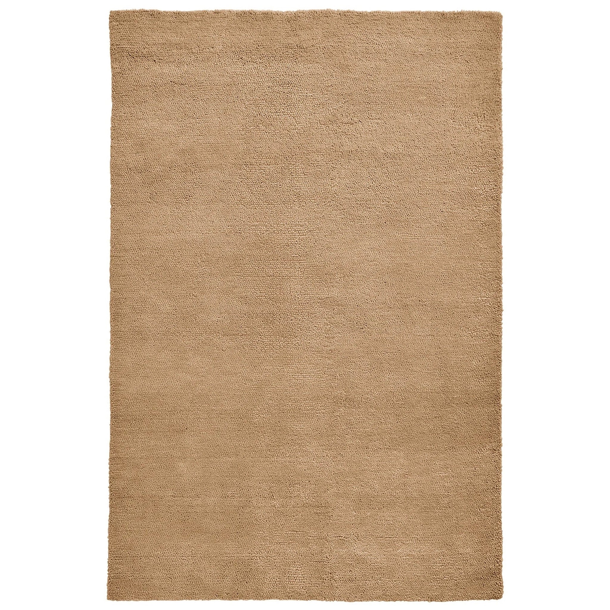 Beige rug on a white background