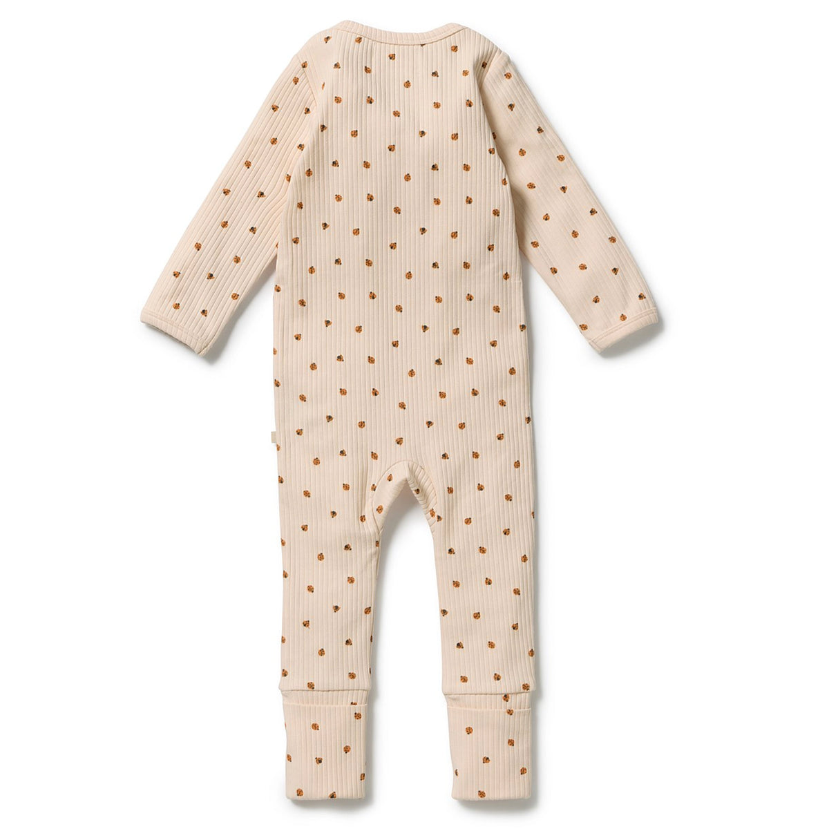 Wilson & Frenchie Organic Cotton Zipsuit with Feet - Little Lady Bugs