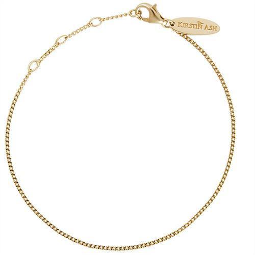Kirstin Ash Bespoke Collection Adjustable Curb Bracelet - 18k Gold Vermeil - Tea Pea Home