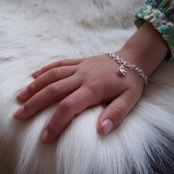 Little Kirstin Ash Circle Initials - Sterling Silver - Tea Pea Home