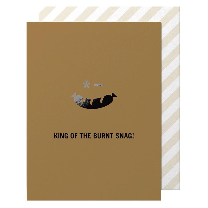 Made Paper Co Card - Burnt Snag - Tea Pea Home