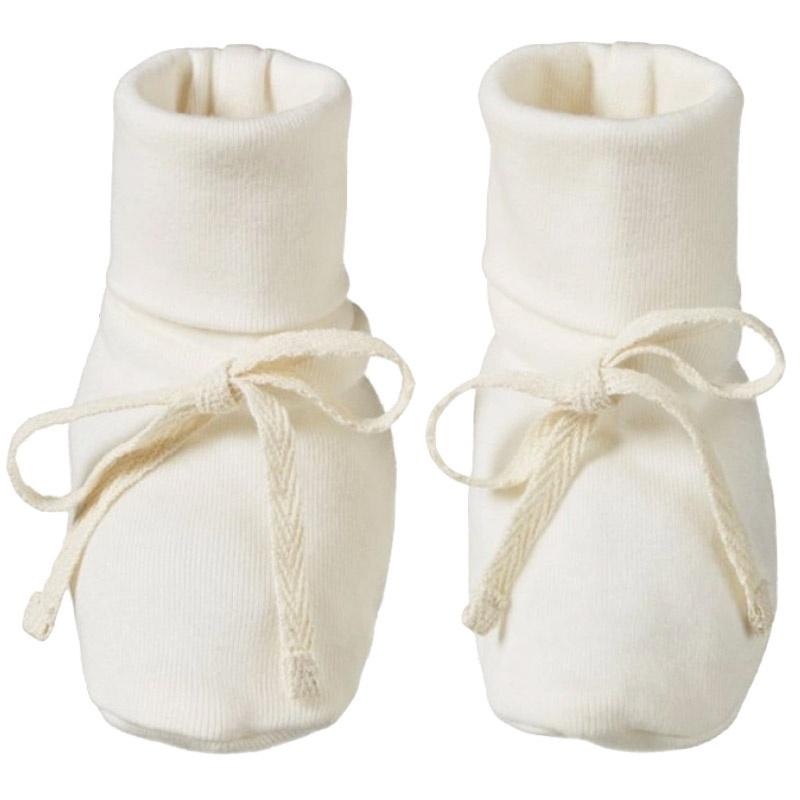 Nature Baby Organic Cotton Booties - Natural - Tea Pea Home