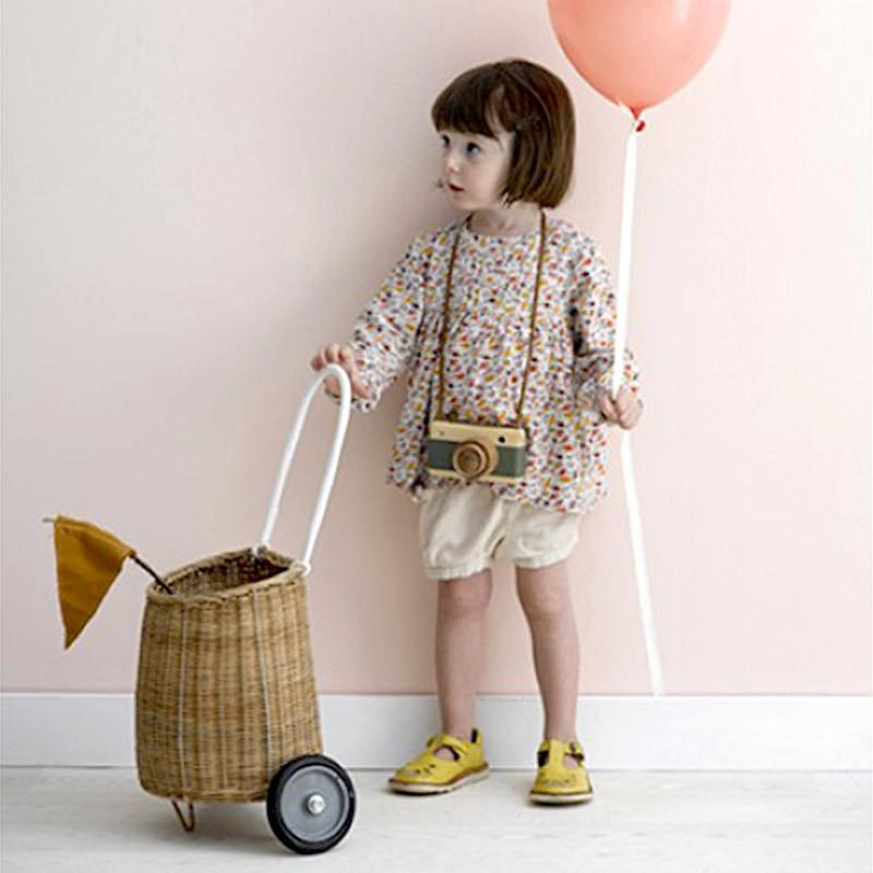 Olli Ella Child's Luggy Basket Free Urban Shipping Tea Pea Tea Pea