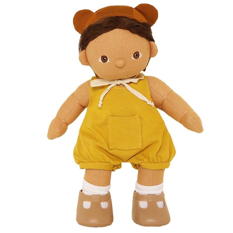 Olli Ella Dinkum Doll Mio Romper Set Tea Pea