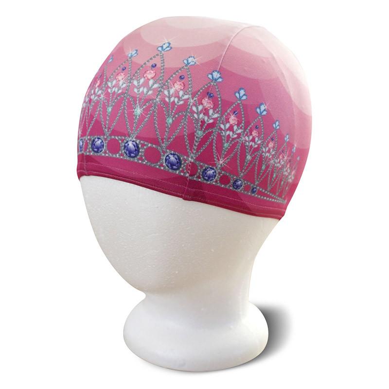 Poolbeanies Lycra Swim Cap - Tiara in Princess Pink - Tea Pea Home