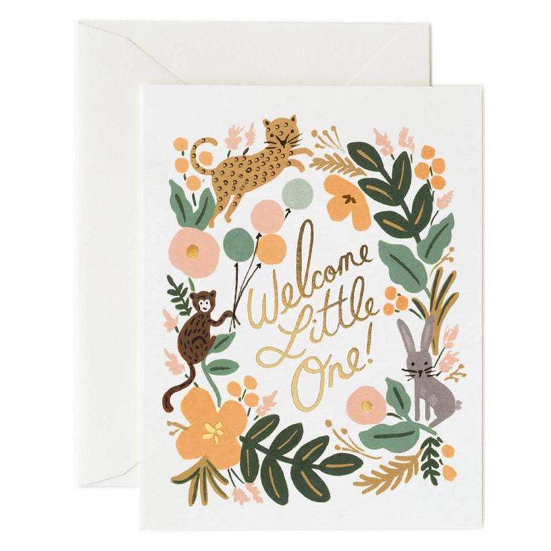 Rifle Paper US Card - Menagerie Baby - Tea Pea Home