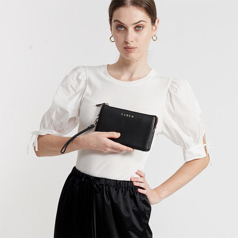 Saben Tilly Crossbody Bag - Black - Tea Pea Home
