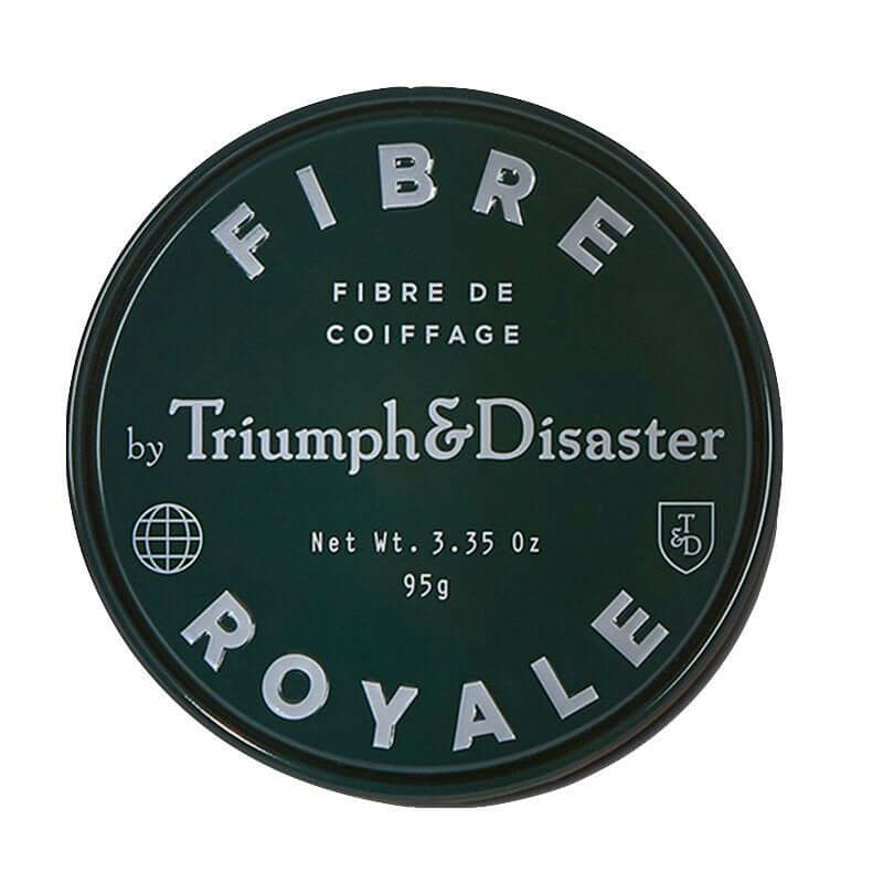 Alt Tag: Triumph & Disaster Fibre Royale Hair Product tin lid – strong natural hold with beeswax, argan oil and kawakawa for shine