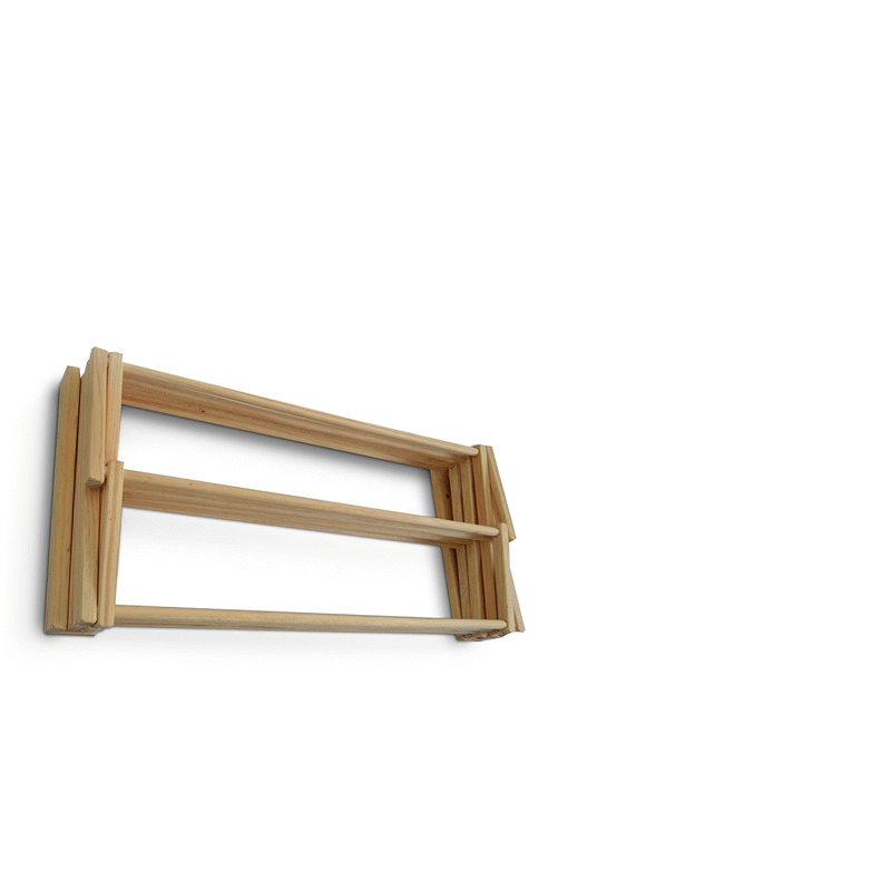 Wooden Wall Mounted Drying Rack - Tea Pea Home