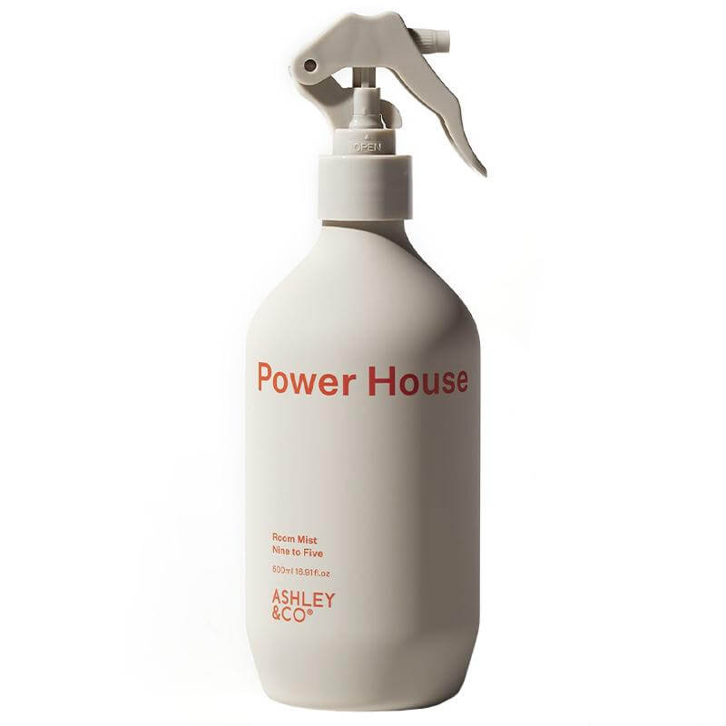 Alt Tag: Ashley & Co Power House Room Mist spray bottle for home, car and room freshening scent mist