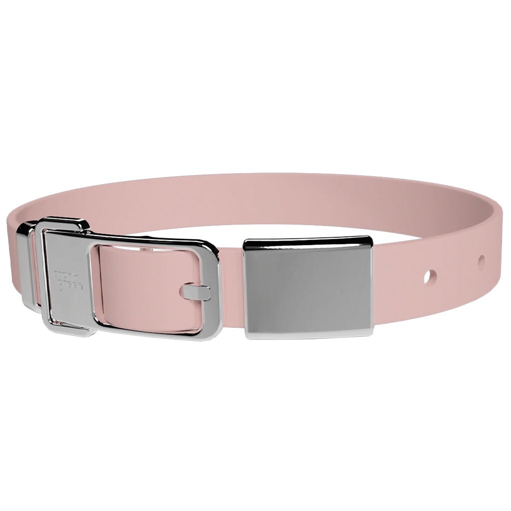 Frank Green Pet Collar with Name Tag - Blushed - Tea Pea Home
