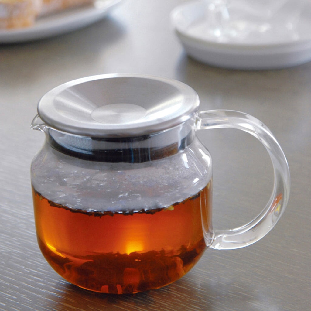 Kinto One Touch Stainless Steel Teapot - Tea Pea Home