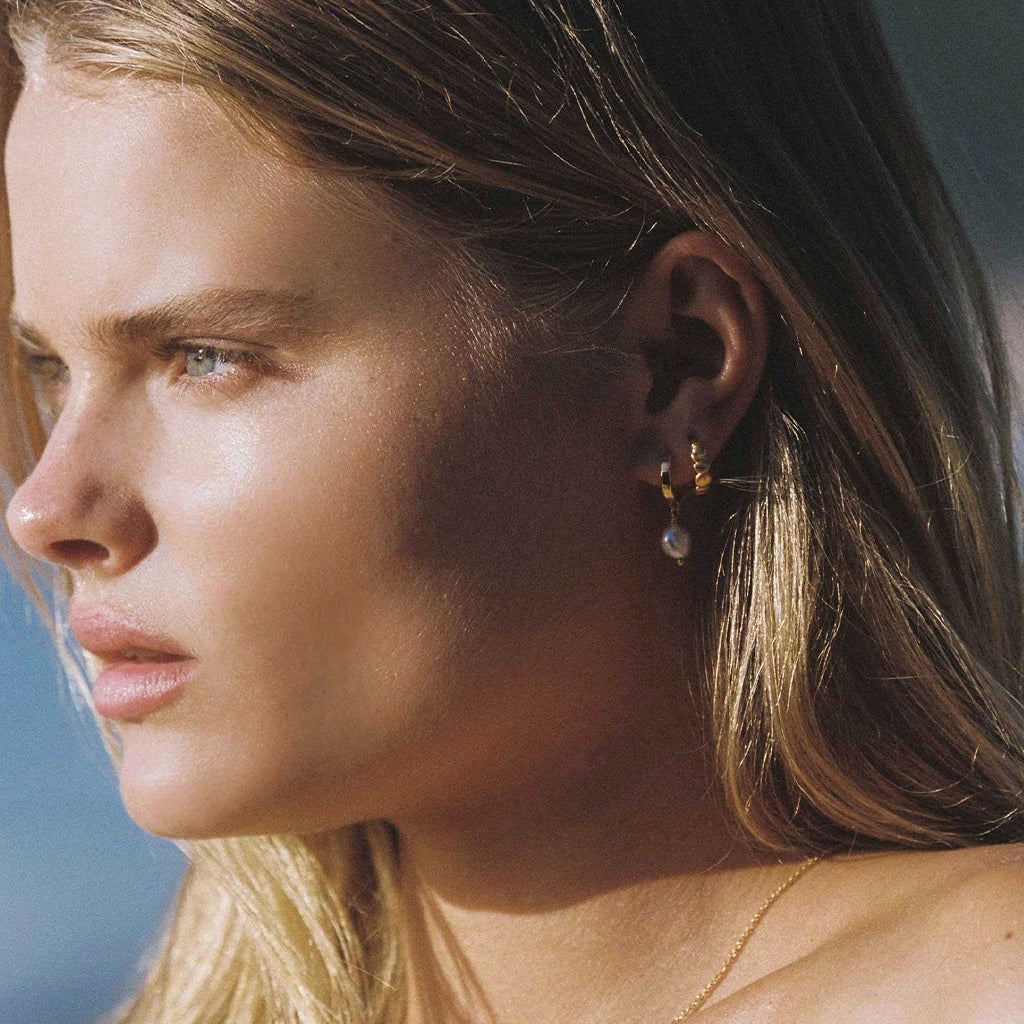 Kirstin Ash Eclipse Collection Hoop Earrings - Solstice - Tea Pea Home