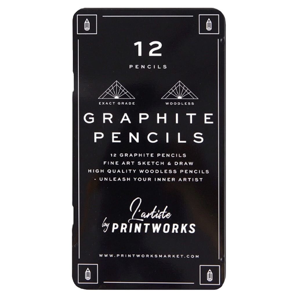 Printworks Colour Pencil Set - Graphite - Tea Pea Home