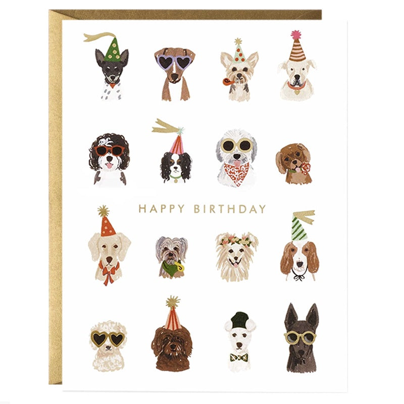 Rifle Paper US Card - Party Pups Birthday - Tea Pea Home